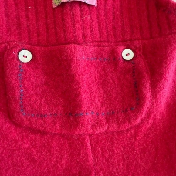 Petite Fille “Feuille” Wool Overalls – Size 18 Months - Picture 5 of 10